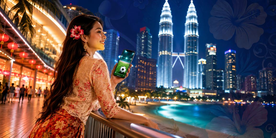 Pengguna di Kuala Lumpur menggunakan platform ticket2u untuk pertaruhan bola sepak dengan selamat